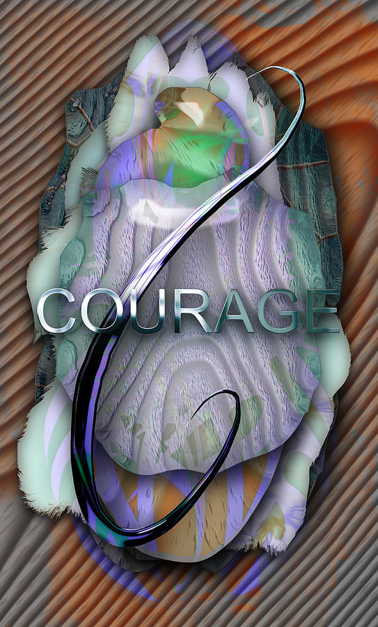Courage #1 Mixed Media by Marvin Blaine