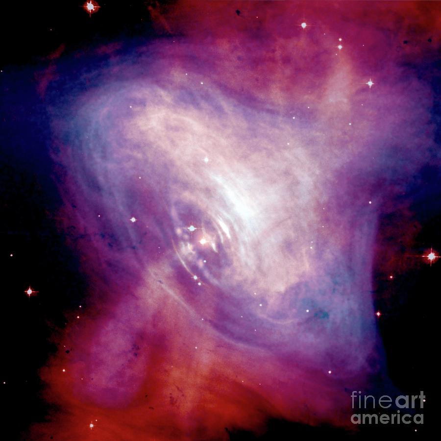 Crab Nebula Photograph by Nasa/science Photo Library