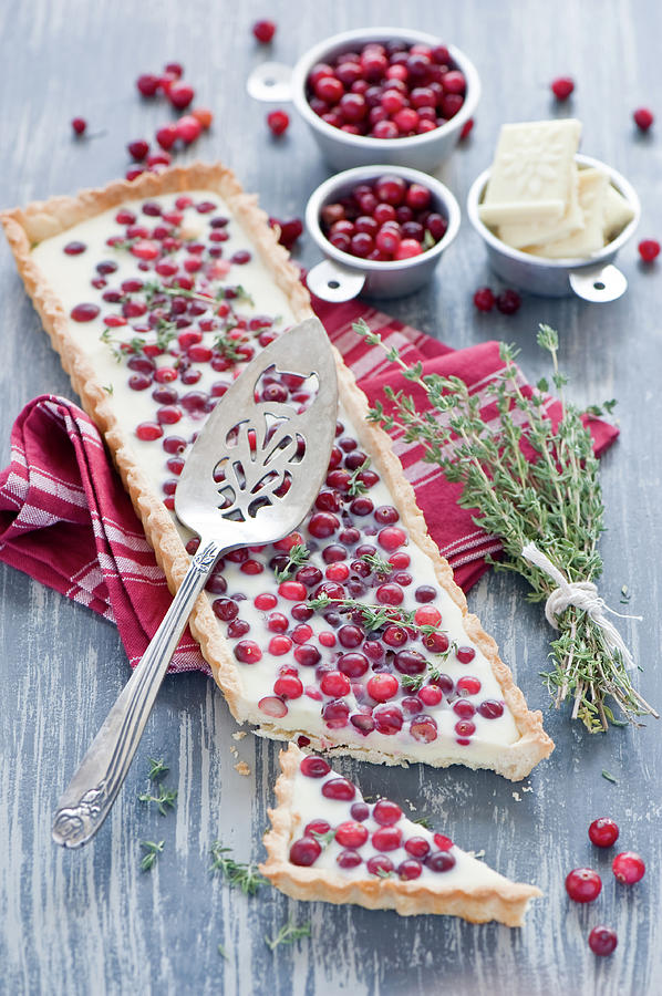 Cranberry Tart #1 Photograph by Verdina Anna