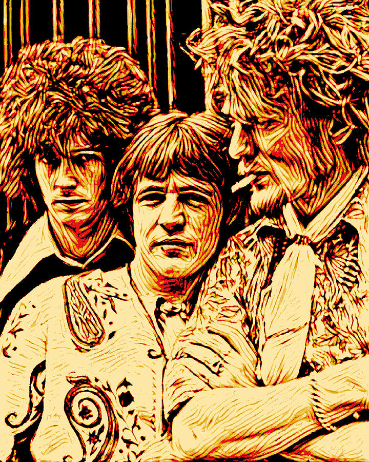 Cream Band Digital Art By Unexpected Object