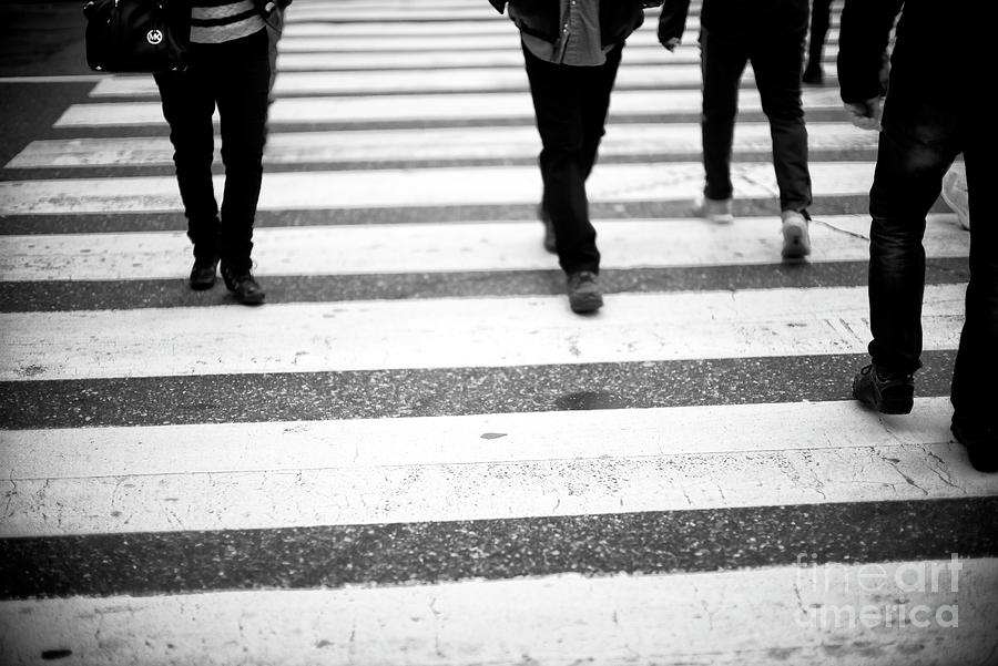 Crossings A World Apart New York City #1 Photograph by John Rizzuto
