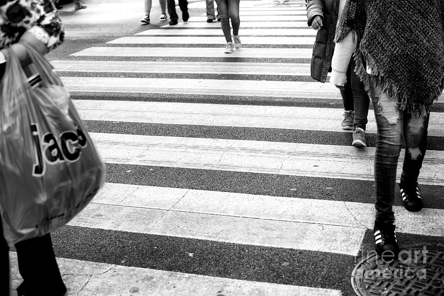 Crossings On the Edges New York City #1 Photograph by John Rizzuto