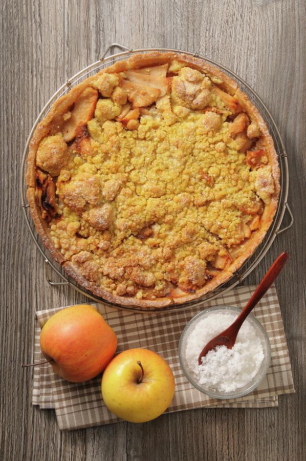 Crumble-style Apple Tart #1 Photograph by Jean-christophe Riou