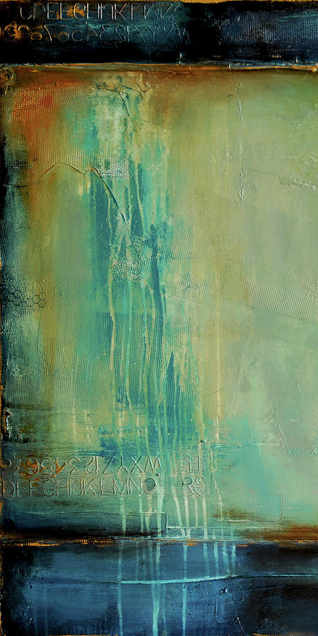 Abstract Painting - Cry Me A River I #1 by Erin Ashley