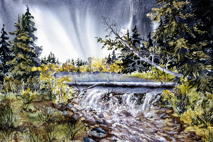 Crystal Creek #1 Painting by Connie Williams
