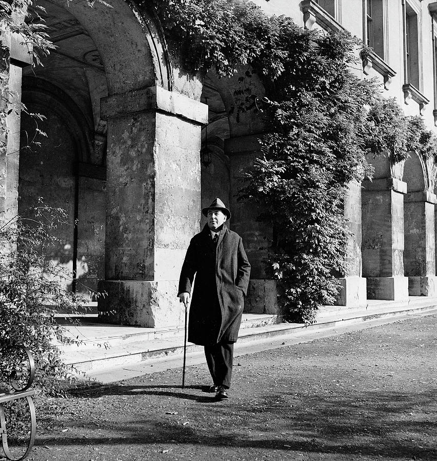 Celebrity Photograph - C.S. Lewis In Oxford #1 by Hans Wild
