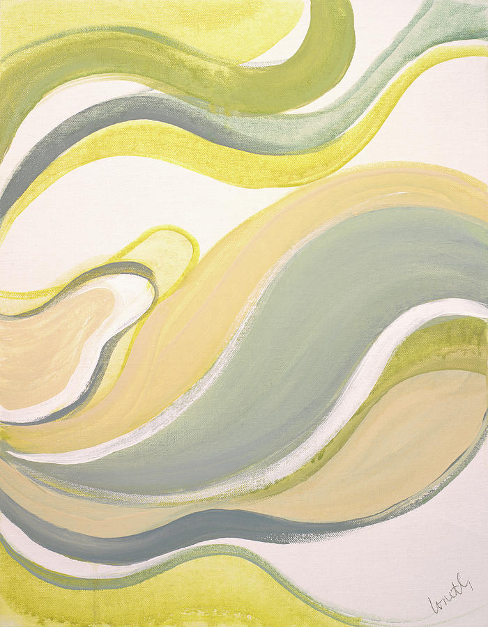 Abstract Painting - Curve Linear I #1 by Lanie Loreth