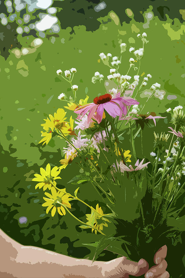 Cut flowers #1 Digital Art by Garden Gate magazine
