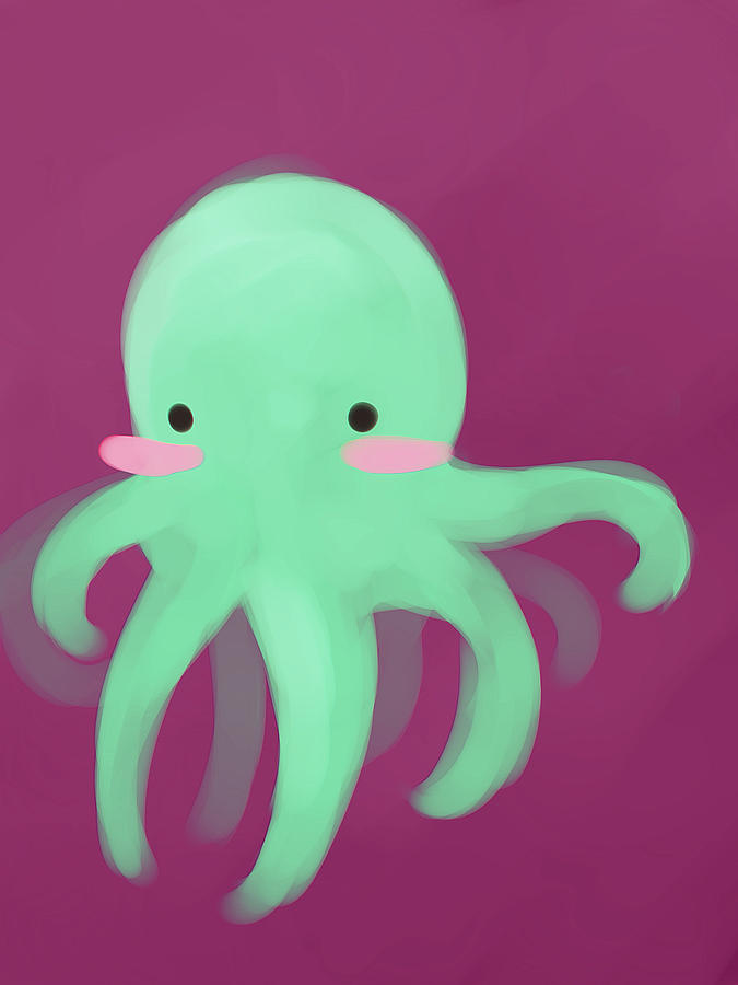 cute octopus drawing