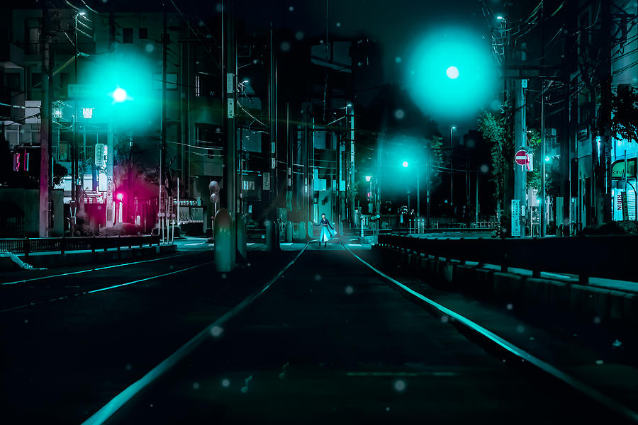 Cyber Street Photograph by Ryohei Takagi - Fine Art America