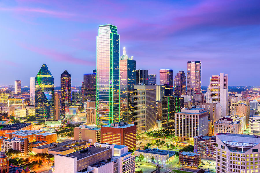 Dallas Photograph - Dallas, Texas, Usa City Skyline #1 by Sean Pavone