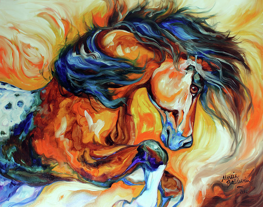 Animal Painting - Dance Of The Wild One #1 by Marcia Baldwin