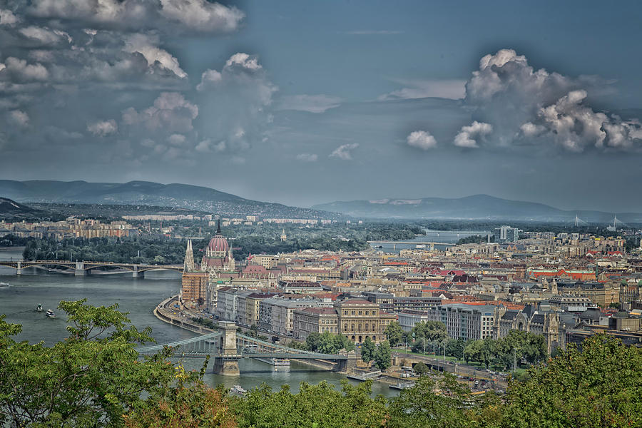 Danube View in Budapest #1 Photograph by Vivida Photo PC