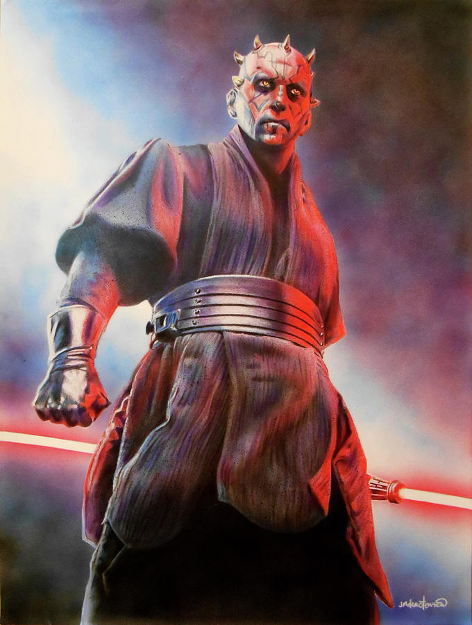 Darth Maul Drawing by Joseph Christensen