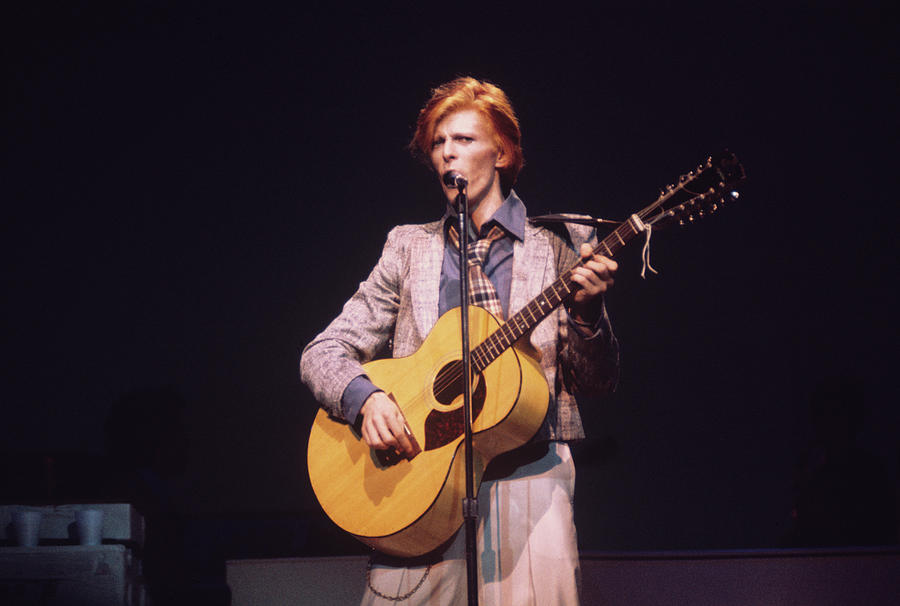 David Bowie On Stage In New York #1 Photograph by Steve Morley