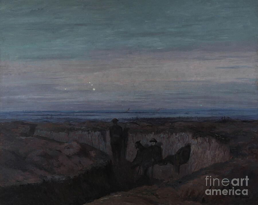 Dawn On The Ouse Trench Painting by Maurice Galbraith Cullen - Fine Art ...