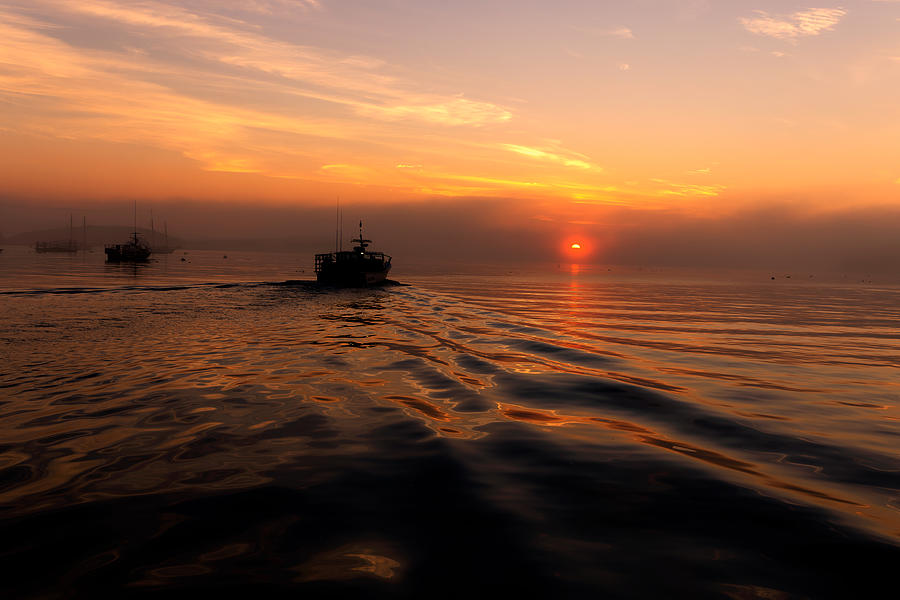 Boat Photograph - Dawn\s First Light #1 by John Hoey