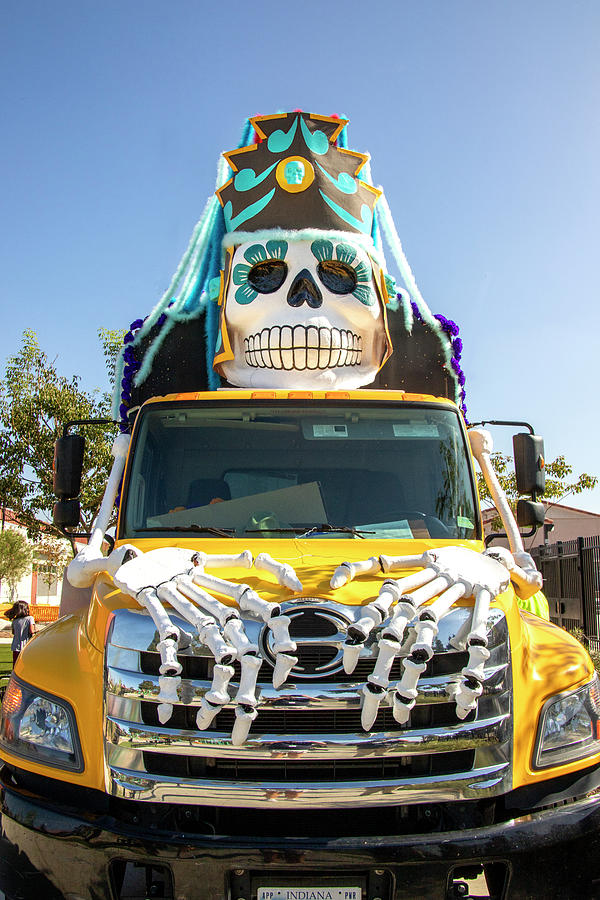 Day Of The Dead Truck #1 Photograph by Spencer Grant