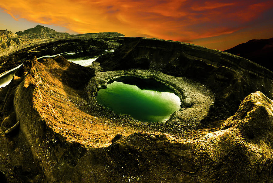 Dead Sea Sink Holes #1 Photograph by Photostock-israel