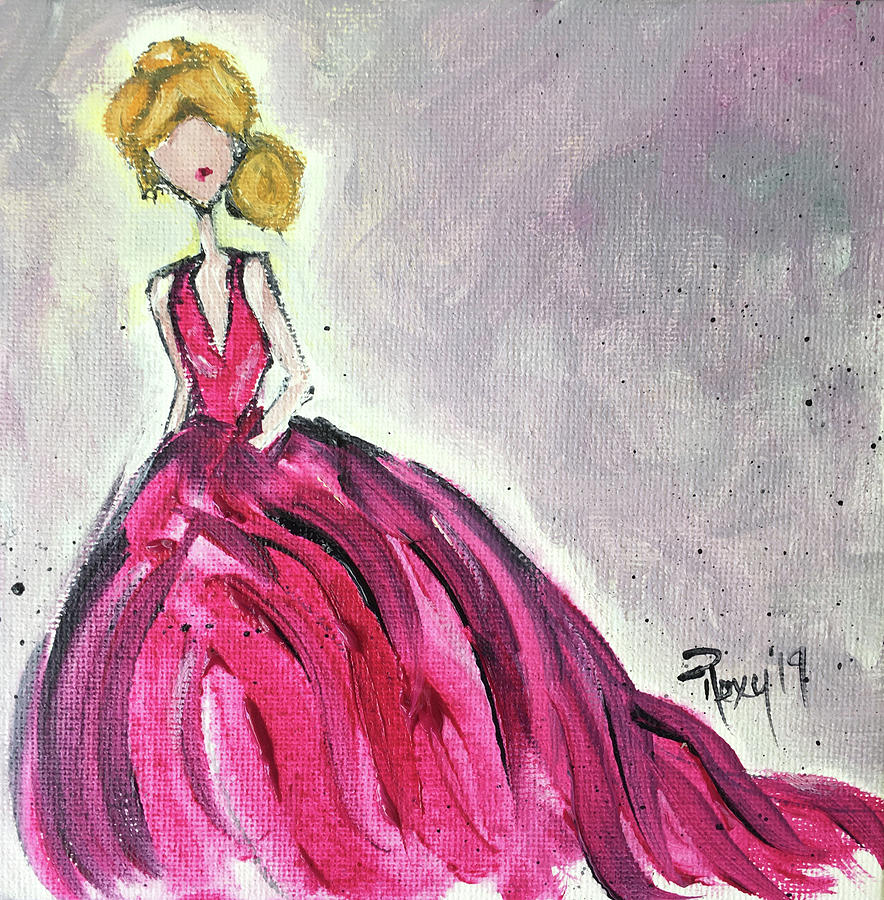 Debutante #1 Painting by Roxy Rich