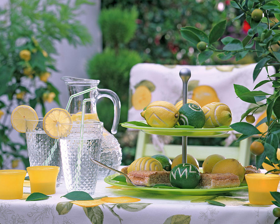 Decorate Lemons And Limes #1 Photograph by Friedrich Strauss