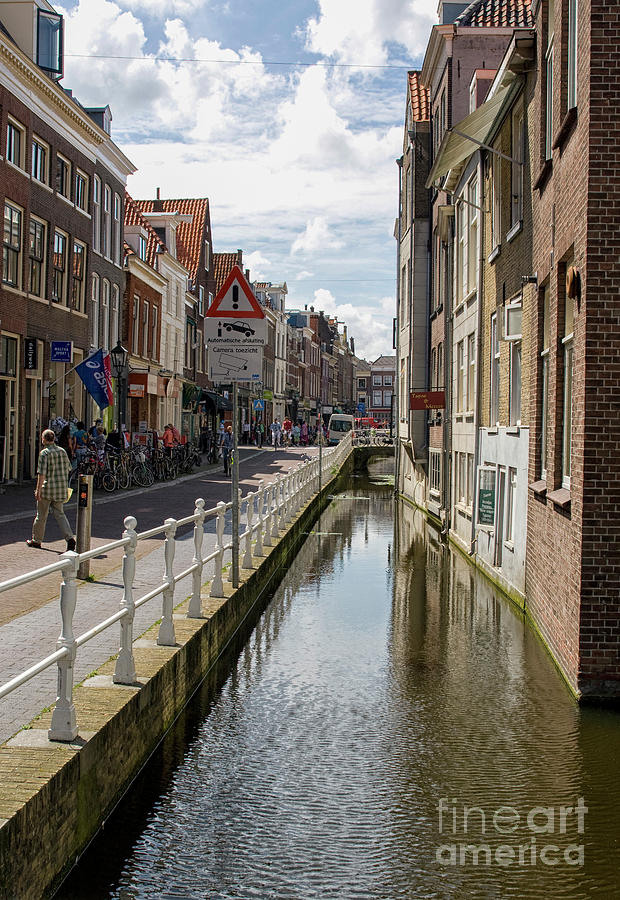Delft city centre Photograph by Patricia Hofmeester