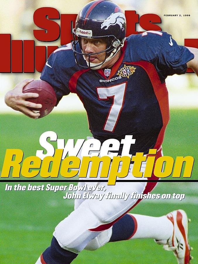 Denver Broncos Qb John Elway, Super Bowl Xxxii Sports Illustrated Cover Photograph by Sports Illustrated
