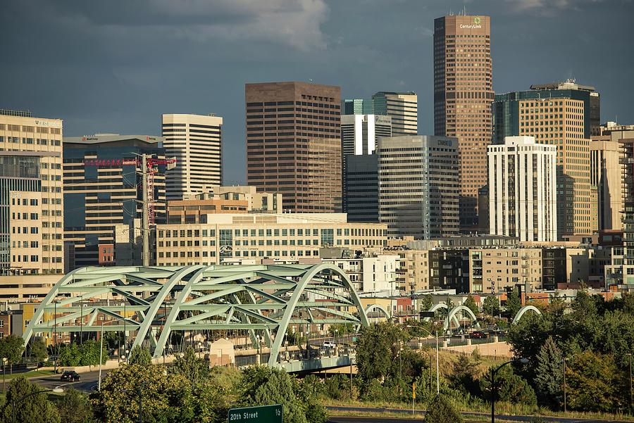Denver Skyline, Colorado #1 Digital Art by Heeb Photos