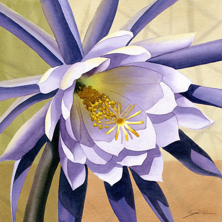 Desert Bloom II #1 Painting by Jason Higby