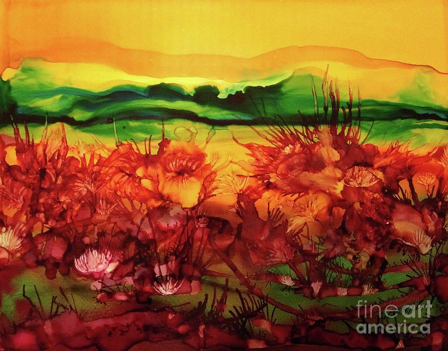 Vivid Painting - Desert Bloom by Jeanette Rodriguez