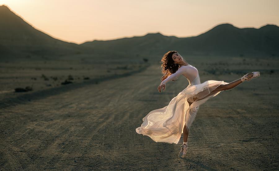 Ballerina Photograph - Desert Flower #1 by Waldemar Szmidt