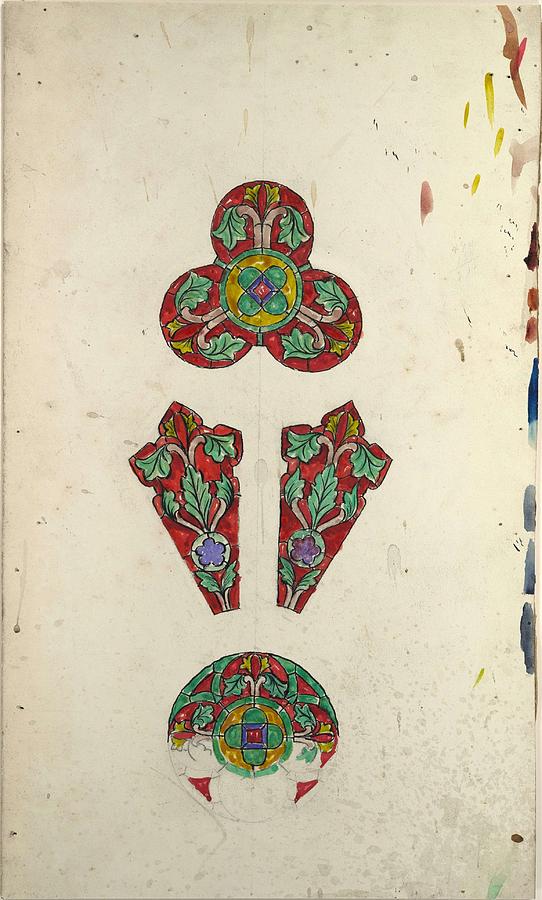 Design For A Rose Window Louis Comfort Tiffany American New York