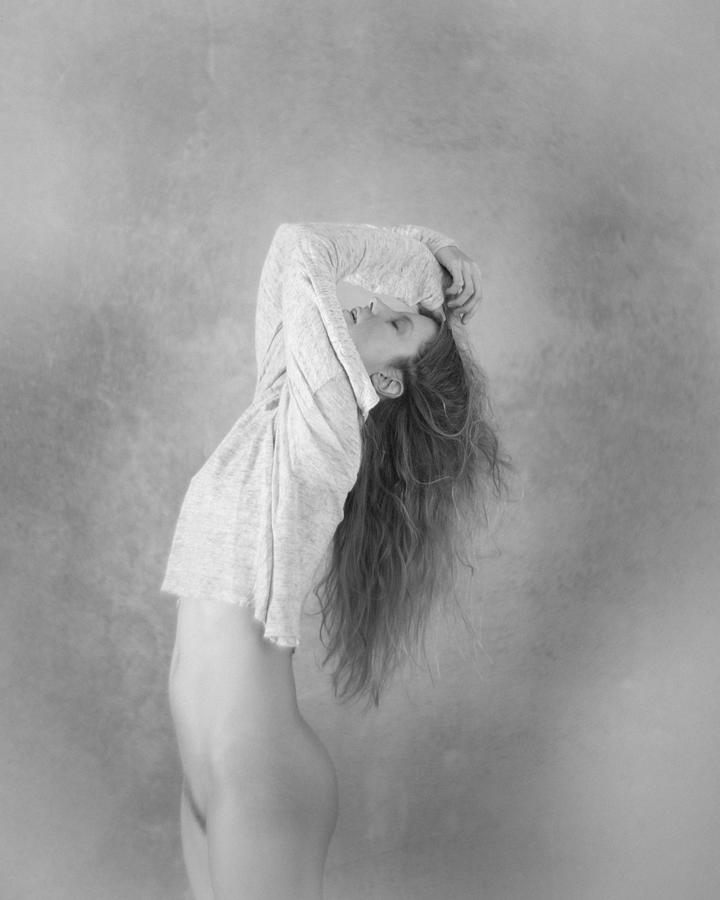 Nude Photograph - Despair #1 by Mel Brackstone