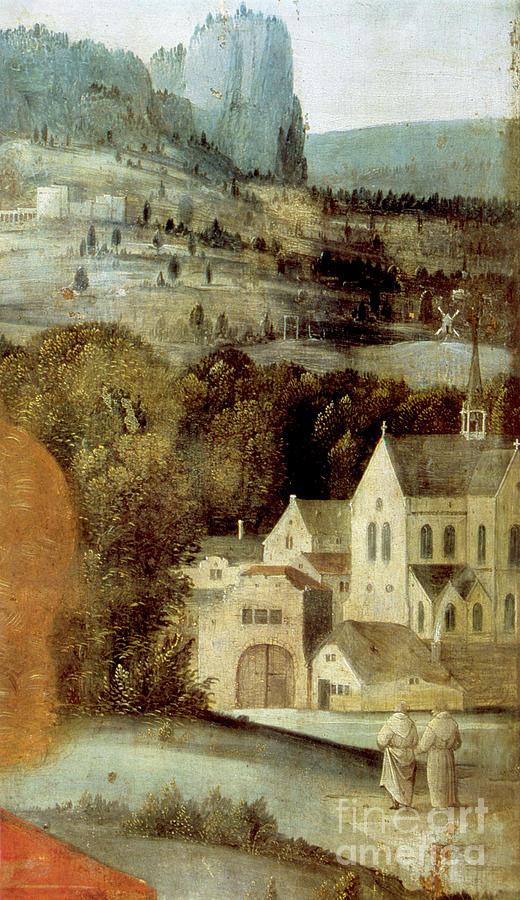 Detail From The Altarpiece Of St #1 Drawing by Print Collector