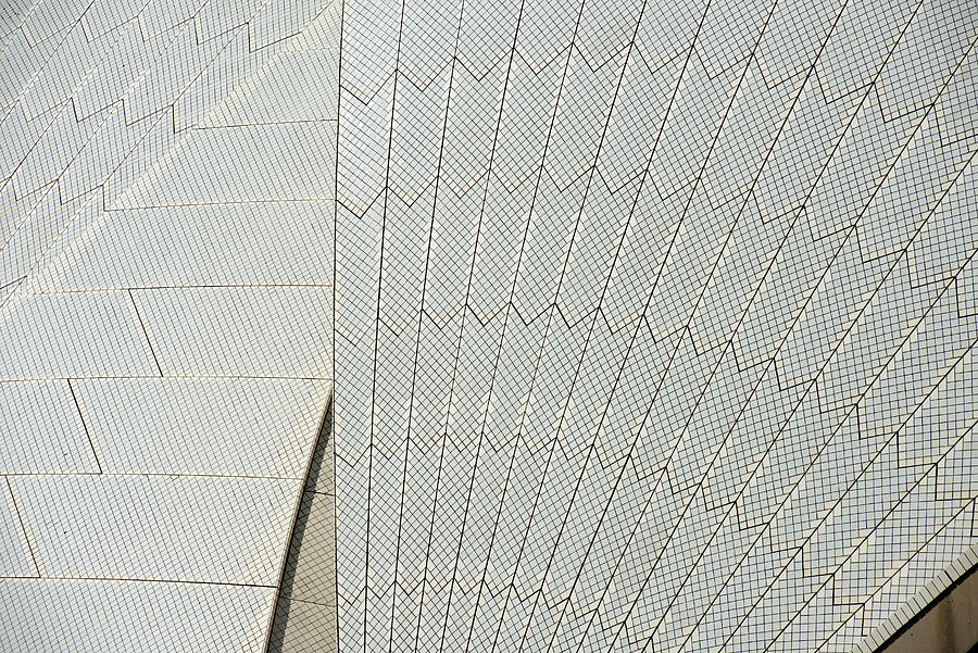 Detail Of Sydney Opera House #1 Digital Art by Sean Caffrey
