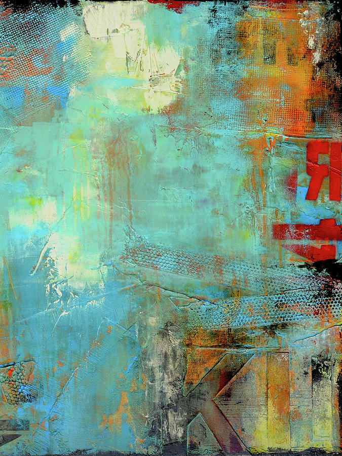 Abstract Painting - Detour 84 II #1 by Erin Ashley