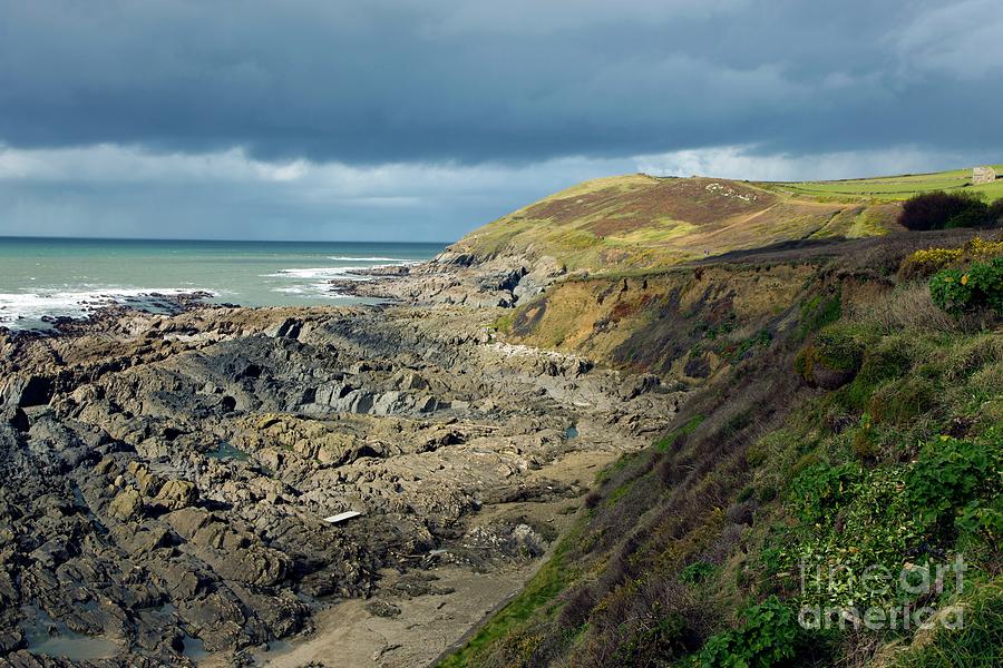 Sanctuary billet Bøde Devonian Slate Coastline by Dr Keith Wheeler/science Photo Library