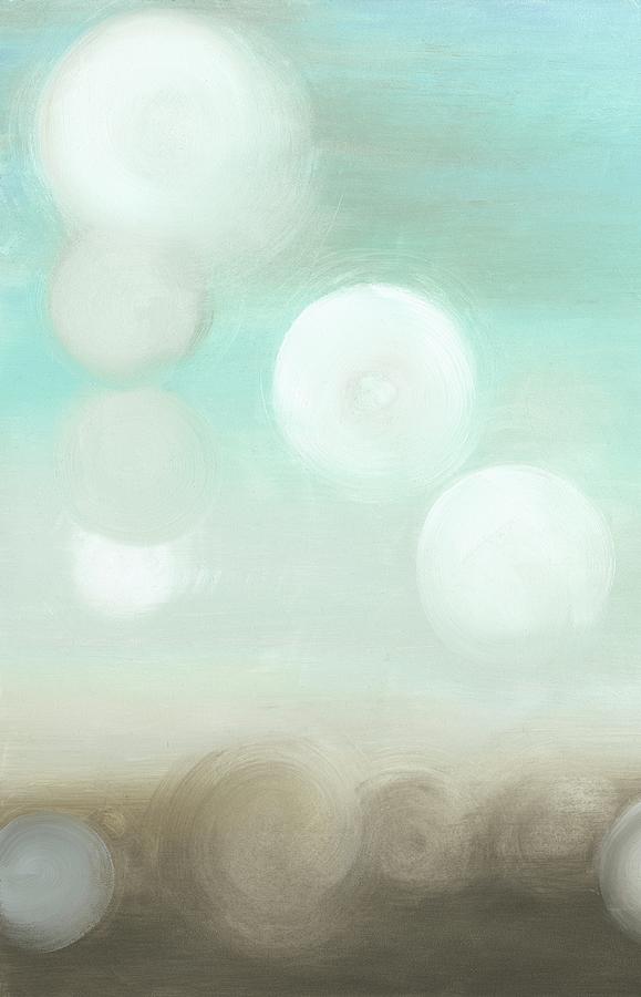 Abstract Painting - Dewdrops I #1 by Jennifer Goldberger