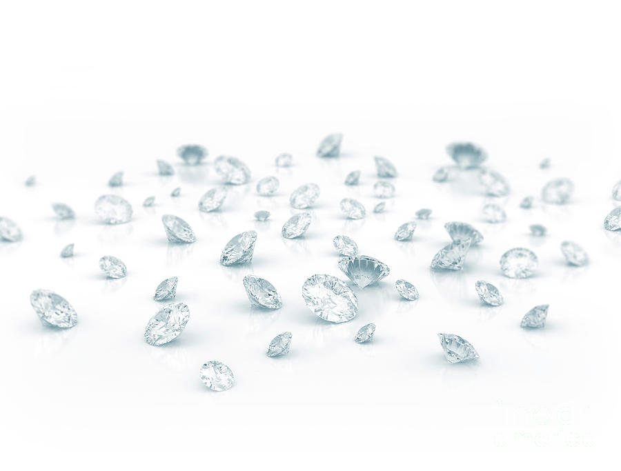 Diamonds #1 Photograph by Jesper Klausen/science Photo Library