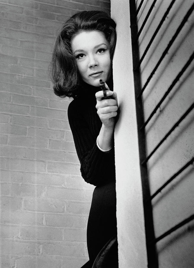 Portrait Photograph - Diana Rigg #1 by Terry Disney