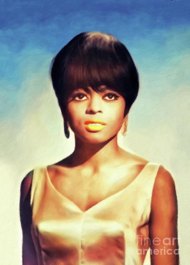 Diana Ross, Music Legend Painting by Esoterica Art Agency - Pixels