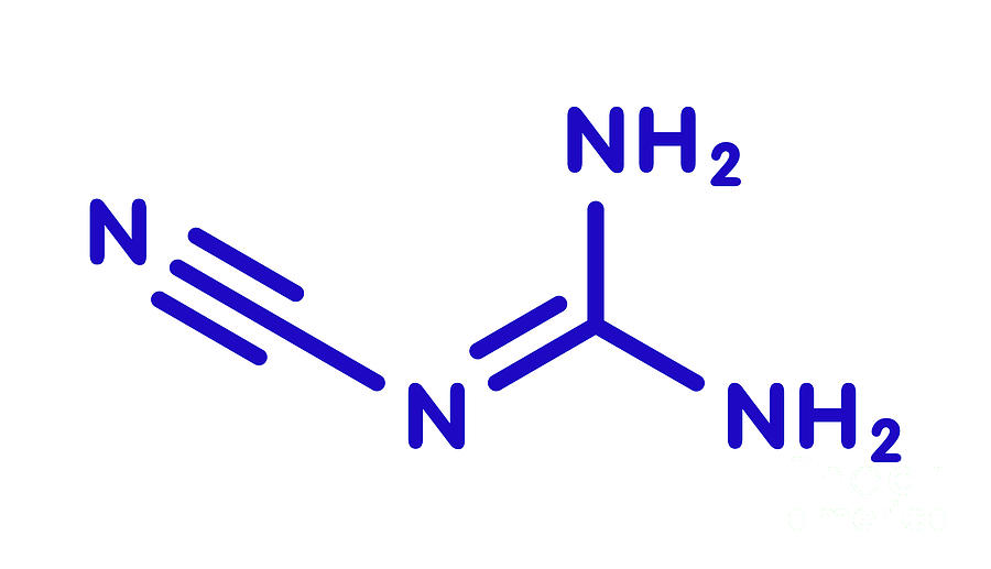 Dicyandiamide Molecule #1 Photograph by Molekuul/science Photo Library