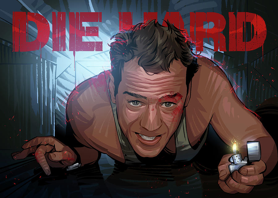 Die Hard Digital Art By Nikita Abakumov Pixels