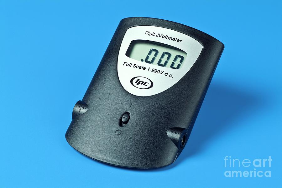 Digital Voltmeter #1 Photograph by Martyn F. Chillmaid/science Photo Library