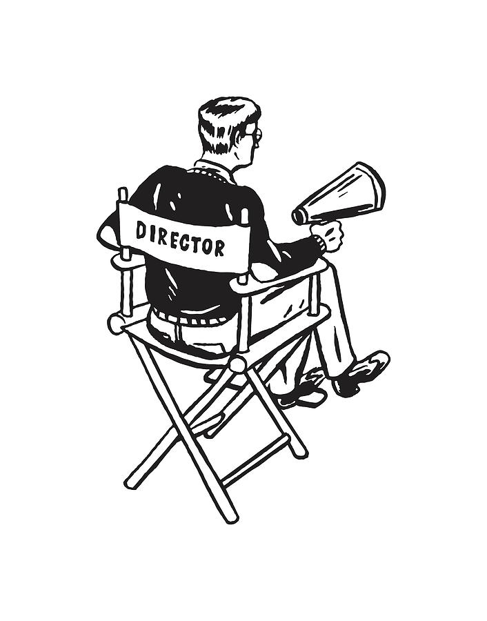 Director in Chair Drawing by CSA Images Fine Art America