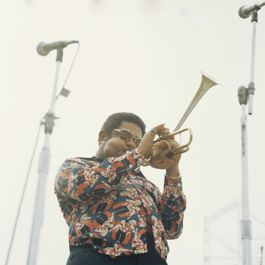 Dizzy Gillespie Performs At Newport #1 Photograph by David Redfern