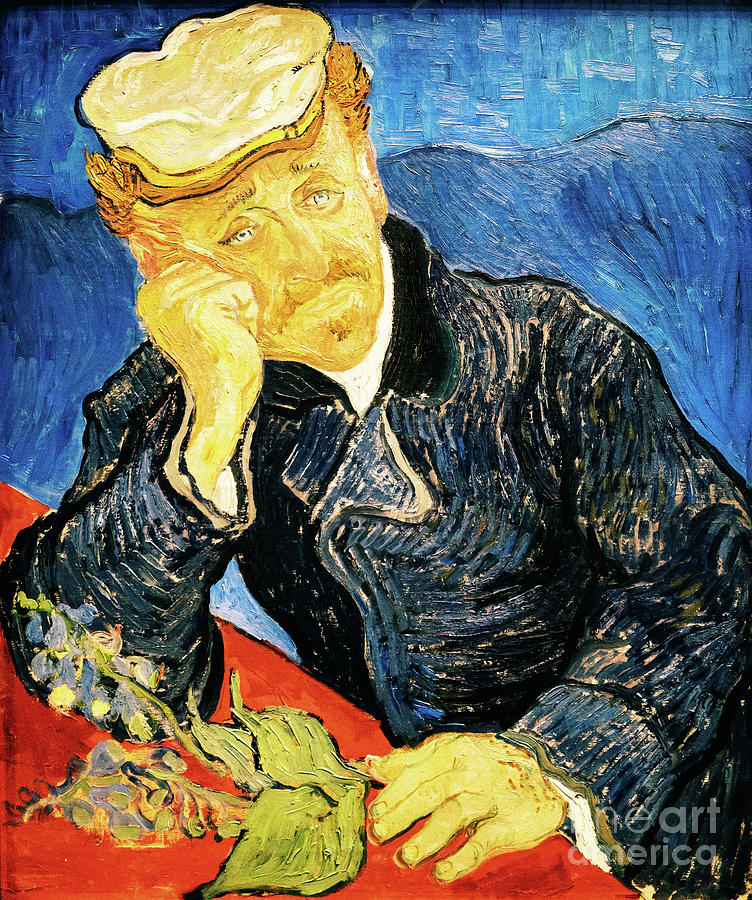 Doctor Paul Gachet by Van Gogh Painting by Vincent Van Gogh