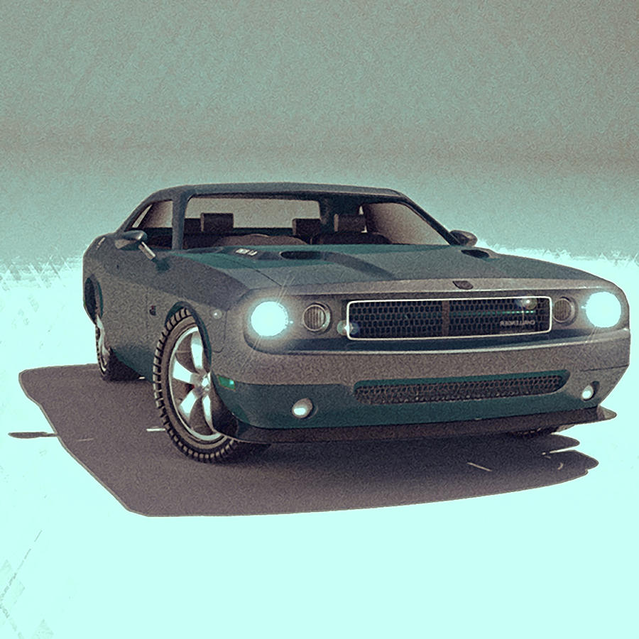 Dodge challenger art