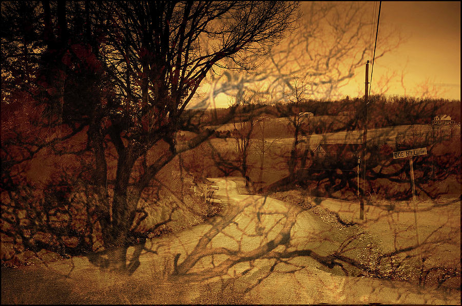 Doe Hill in February Digital Art by Suzy Quigley - Fine Art America