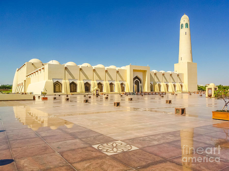 Doha Grand Mosque #1 Photograph by Benny Marty